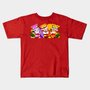 CNY: YEAR OF THE TIGER - DANCERS Kids T-Shirt